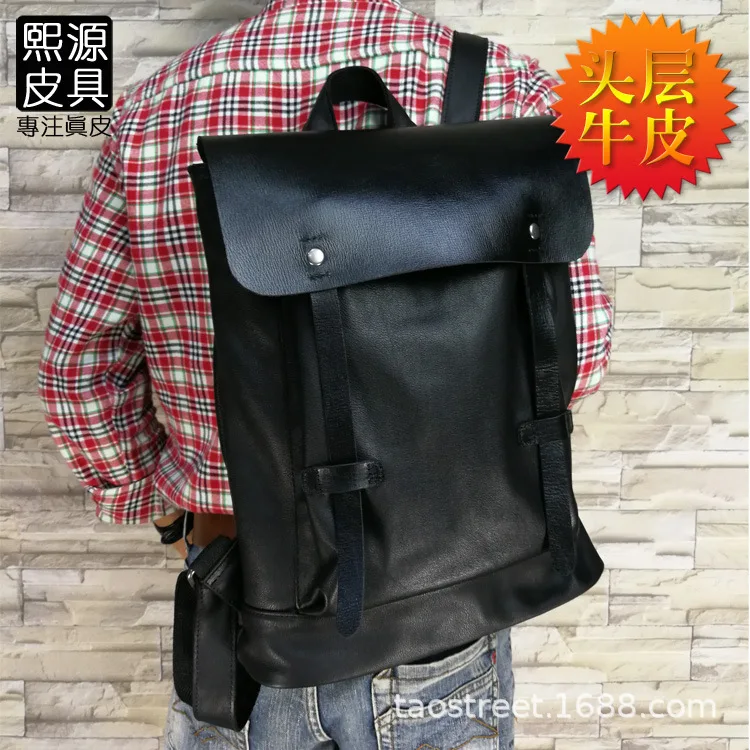 2019 New Style Guangzhou Leather Backpack Full-grain Leather Korean-style Origional College Style Casual Travel Backpack
2019 New Style Guangzhou Leather Backpack Full-grain Leather Korean-style Origional College Style Casual Travel Backpack