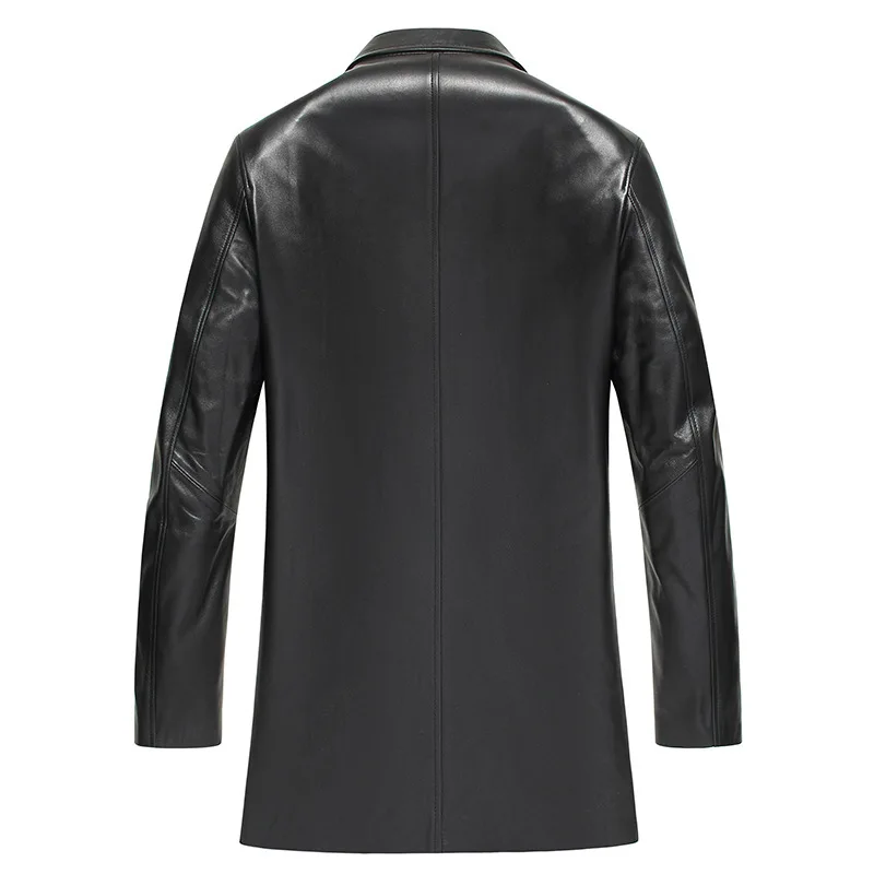 2020 Spring Autumn Long Genuine Leather Jacket Men's Windbreaker Slim Leather Jackets Men 100%Sheepskin Coat 81Y15 YY259
2020 Spring Autumn Long Genuine Leather Jacket Men's Windbreaker Slim Leather Jackets Men 100%Sheepskin Coat 81Y15 YY259