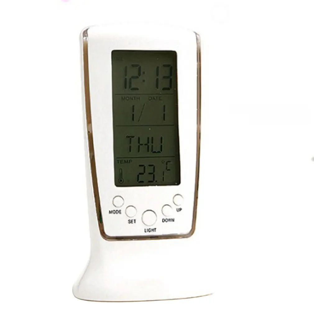 LED Digital Alarm Clock With Blue Backlight Reloj Despertador Electronic Watch LCD Display Calendar Thermometer Desk Clock
LED Digital Alarm Clock With Blue Backlight Reloj Despertador Electronic Watch LCD Display Calendar Thermometer Desk Clock