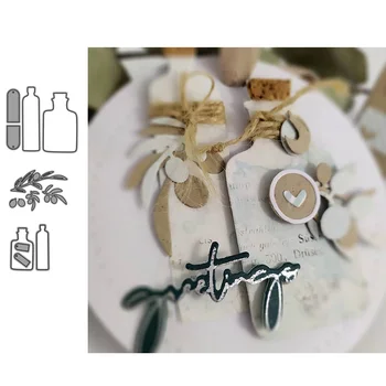CH Bottles with Leaves Metal Cutting Dies for DIY Scrapbooking Album Paper Cards Decorative Crafts Embossing Die Cuts
CH Bottles with Leaves Metal Cutting Dies for DIY Scrapbooking Album Paper Cards Decorative Crafts Embossing Die Cuts