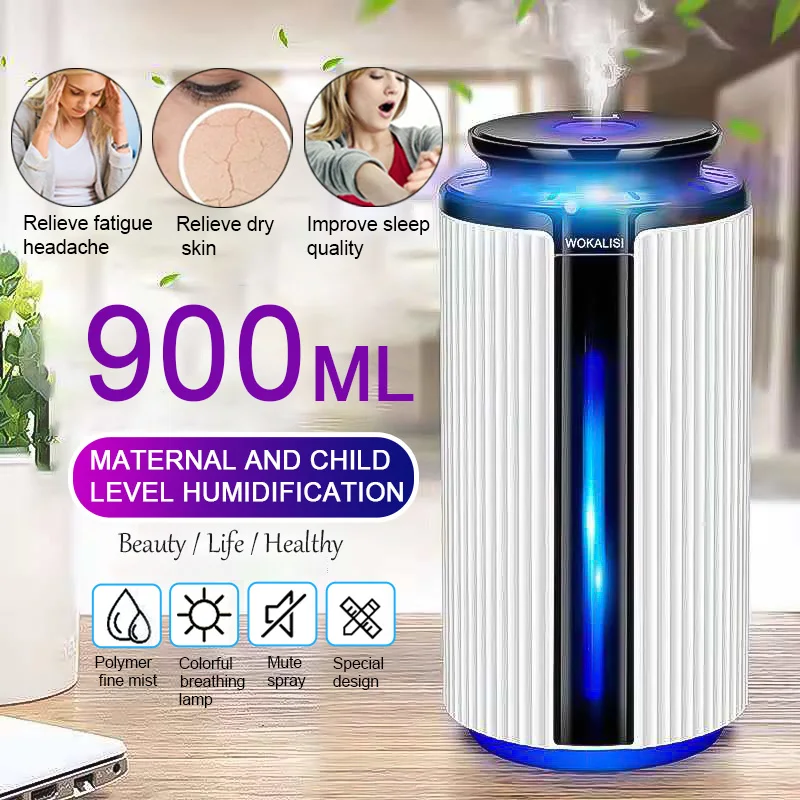 900ML USB Essential Oil Diffuser Ultrasonic Humidifier For Large Room Air Humidifier Purifier Car Humidificador
900ML USB Essential Oil Diffuser Ultrasonic Humidifier For Large Room Air Humidifier Purifier Car Humidificador