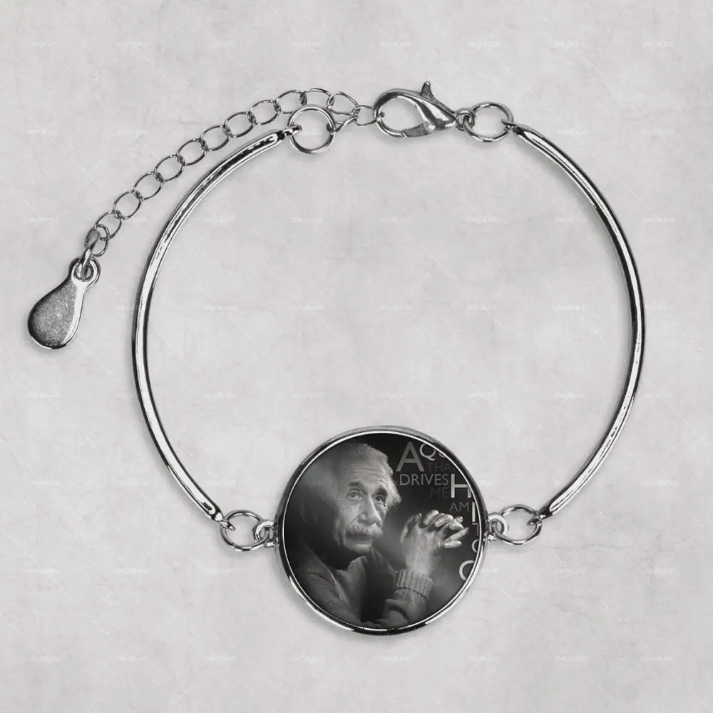 Альберт Эйнштейн персонализированный браслет с фото ювелирные изделия