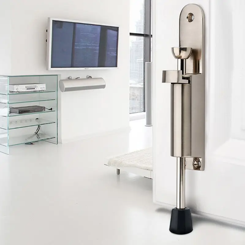 Foot Operated Lever Door Stops Holder Adjustable Kickdown Buffer Fittings Hardware Tools Household 
Foot Operated Lever Door Stops Holder Adjustable Kickdown Buffer Fittings Hardware Tools Household