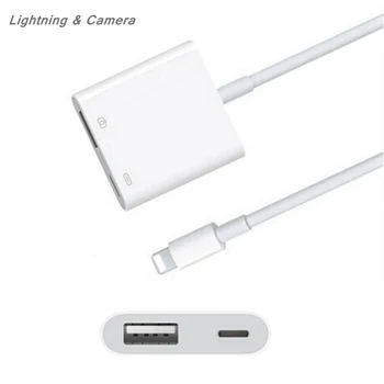 For iPhone iPad 5V Lighting 8Pin for Lightning to USB 3 Camera Adapter Converter Cable OTG Data Sync External Keyboard Connector
For iPhone iPad 5V Lighting 8Pin for Lightning to USB 3 Camera Adapter Converter Cable OTG Data Sync External Keyboard Connector