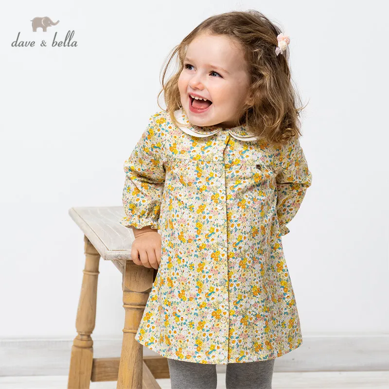 DB16711-2 dave bella spring baby girl's cute floral print dress children fashion party dress kids infant lolita clothes
DB16711-2 dave bella spring baby girl's cute floral print dress children fashion party dress kids infant lolita clothes