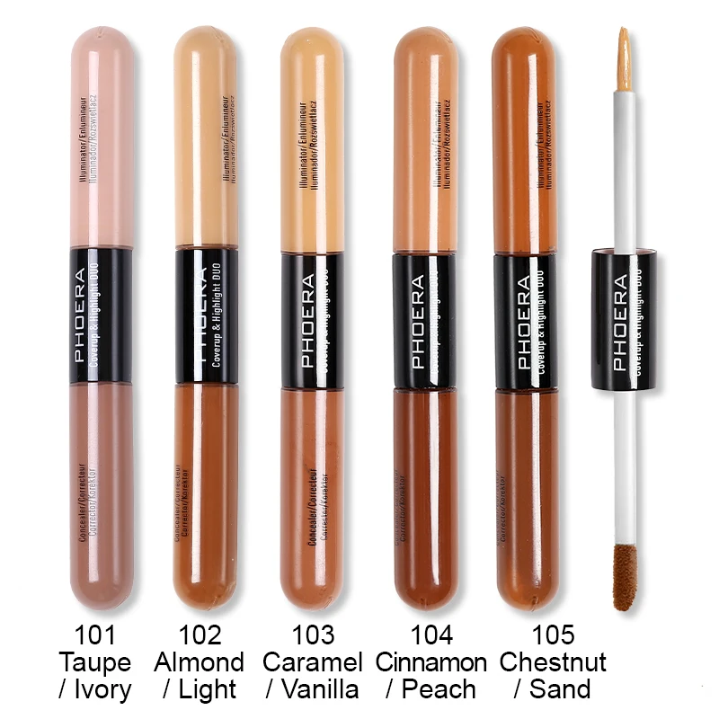 Facial Double-Headed Contour High-Light Concealer Liquid Foundation Long-Lasting Waterproof Shimmer Concealer Full Skin TSLM1 
Facial Double-Headed Contour High-Light Concealer Liquid Foundation Long-Lasting Waterproof Shimmer Concealer Full Skin TSLM1