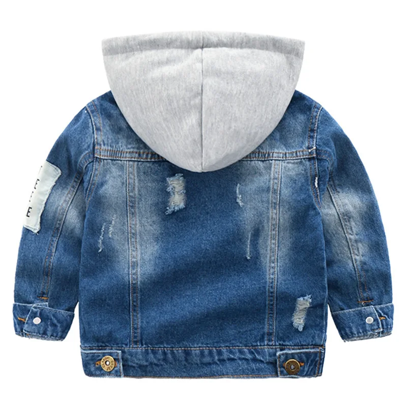 YK1074 Denim hooded jacket baby clothing tide 2019 autumn new children's hooded denim jacket
YK1074 Denim hooded jacket baby clothing tide 2019 autumn new children's hooded denim jacket