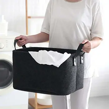 Wool Felt Storage Baskets Foldable Toy Laundry Basket Dirty Clothes Hamper Toy Holder Storage Bag Home Organizer Container
Wool Felt Storage Baskets Foldable Toy Laundry Basket Dirty Clothes Hamper Toy Holder Storage Bag Home Organizer Container