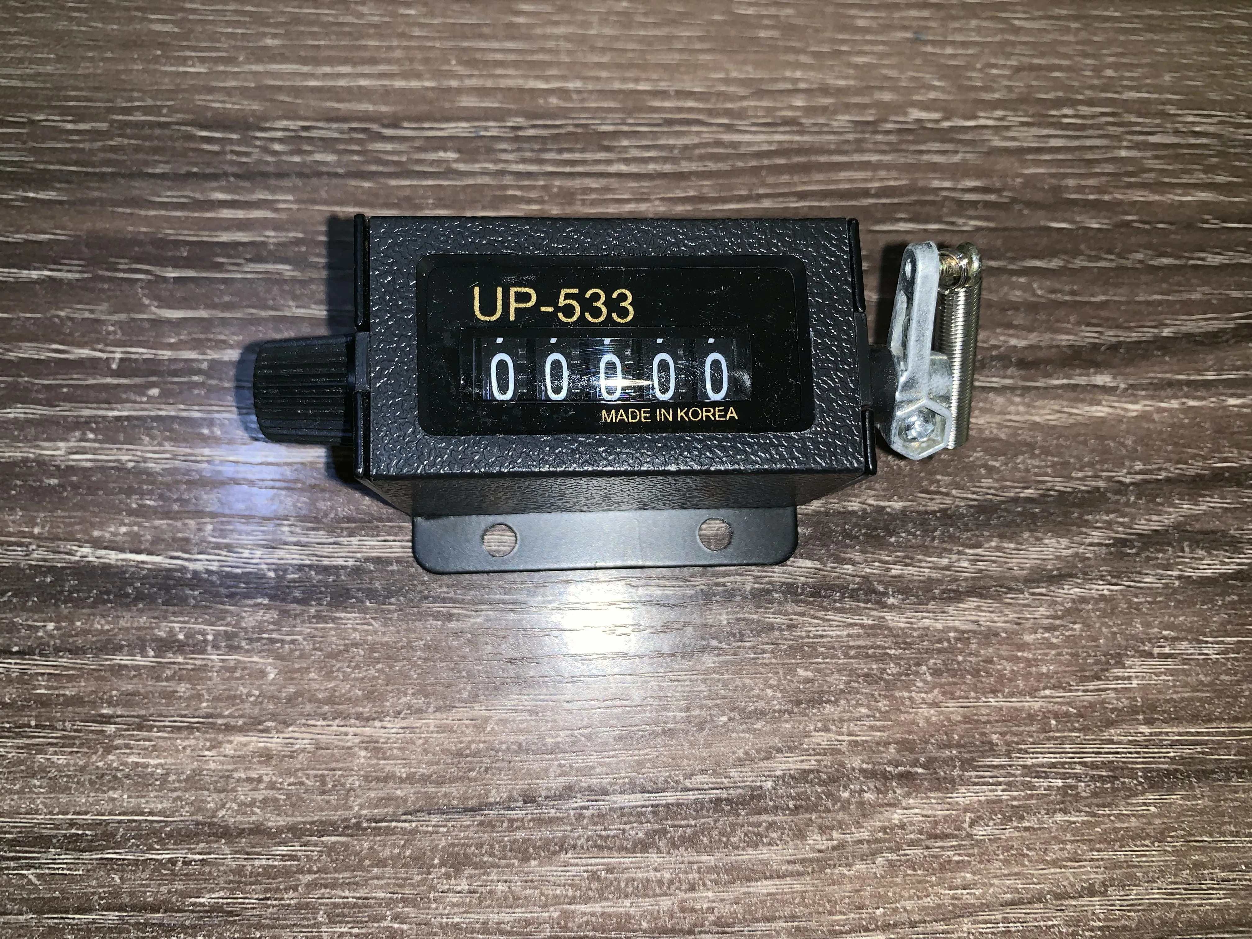 Механический счетчик дыроколов с 5 номерами
Механический счетчик дыроколов с 5 номерами