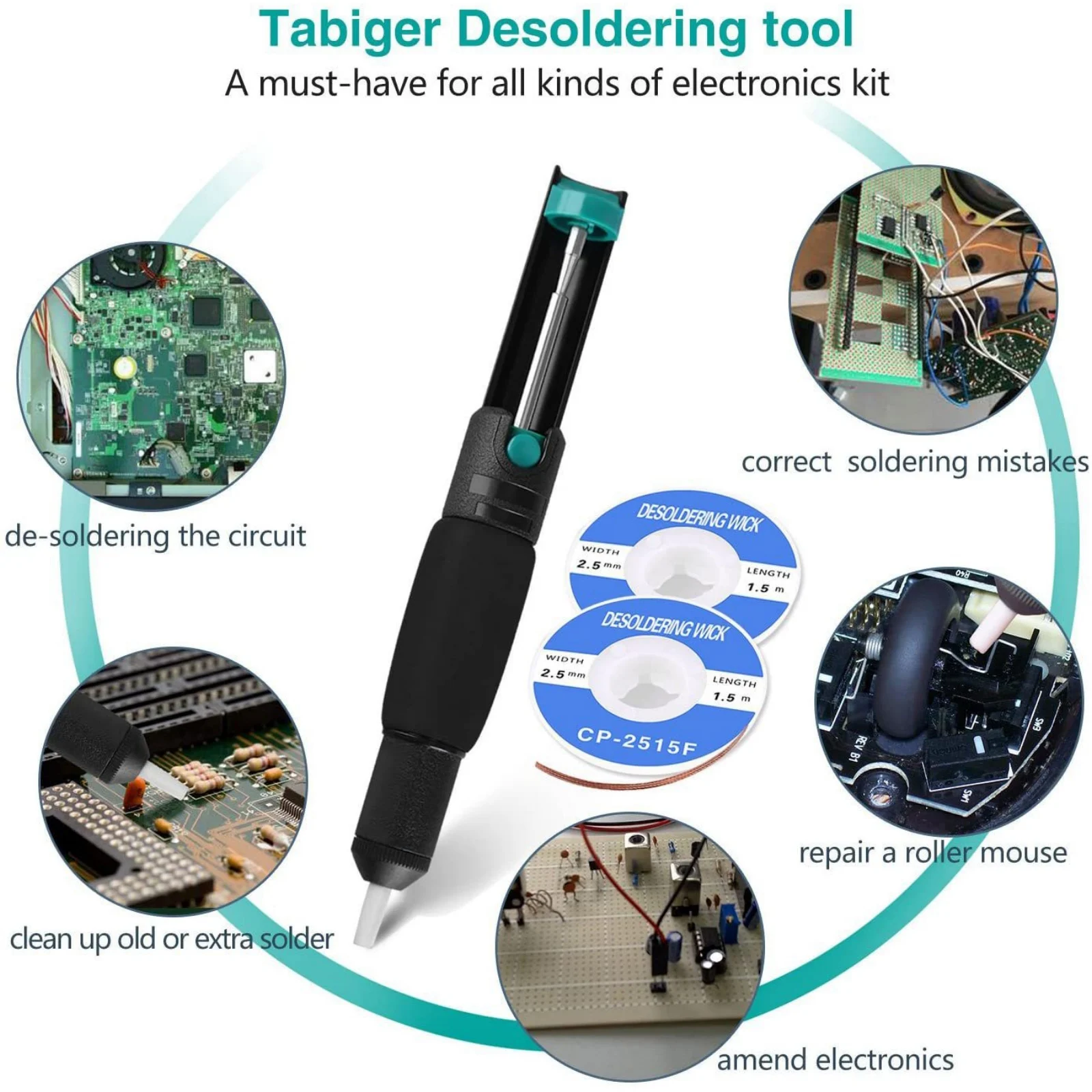 Aluminum Metal Desoldering Pump Suction Tin Gun Soldering Sucker Pen Removal Vacuum Soldering Iron Desolder Hand Welding Tools
Aluminum Metal Desoldering Pump Suction Tin Gun Soldering Sucker Pen Removal Vacuum Soldering Iron Desolder Hand Welding Tools