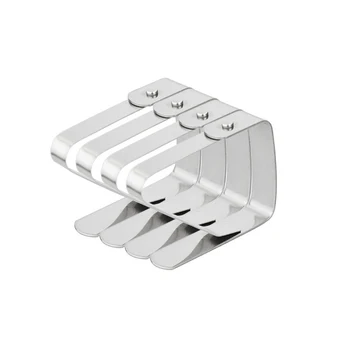 4pcs Useful Stainless Steel Tablecloth Clamps Wedding Promenade Table Cover Holder Clip Promenade/Round Board Stable Clips
4pcs Useful Stainless Steel Tablecloth Clamps Wedding Promenade Table Cover Holder Clip Promenade/Round Board Stable Clips