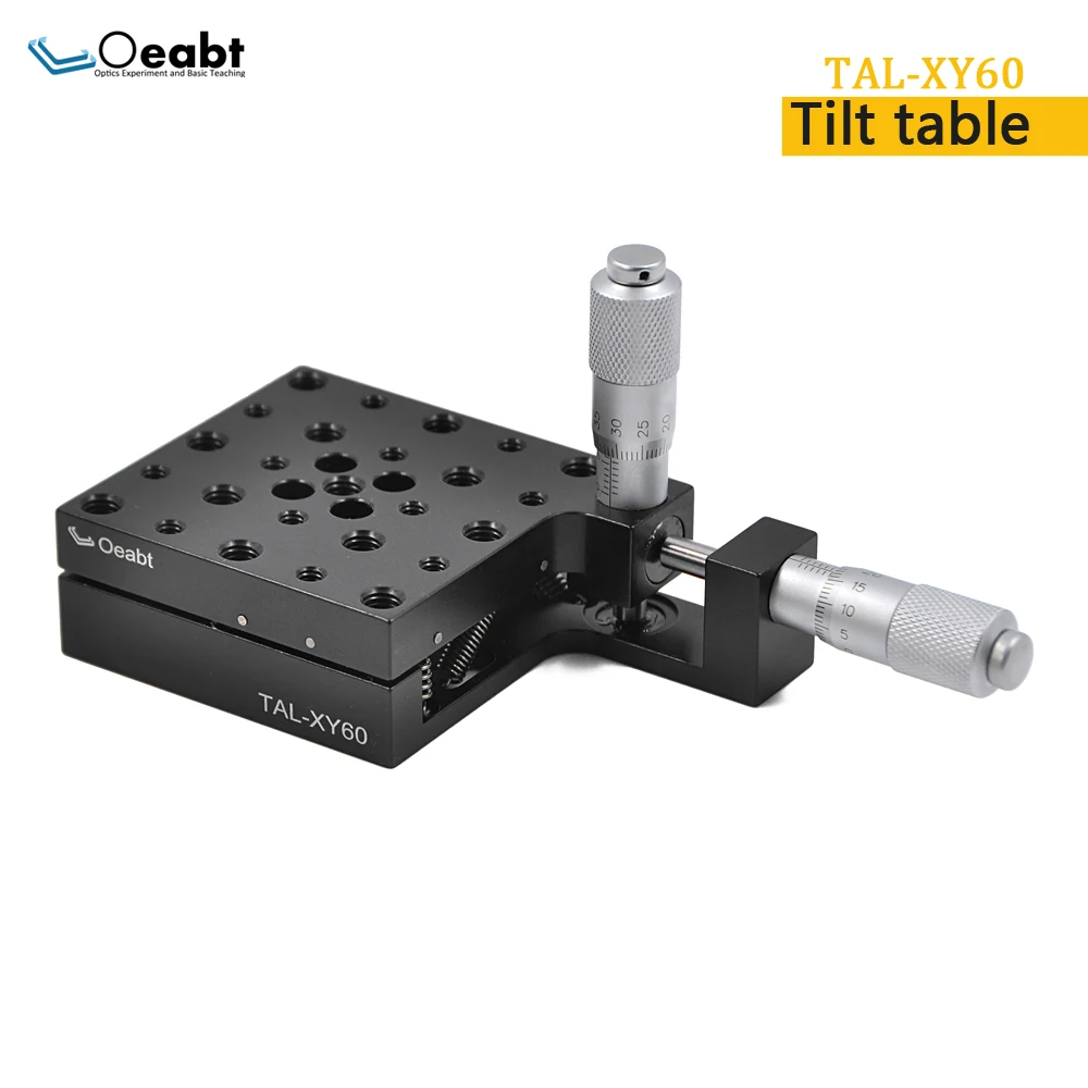 Tal-xy60 two-dimensional tilt rotary table manual two-axis displacement table optical experiment light source installation preci
Tal-xy60 two-dimensional tilt rotary table manual two-axis displacement table optical experiment light source installation preci