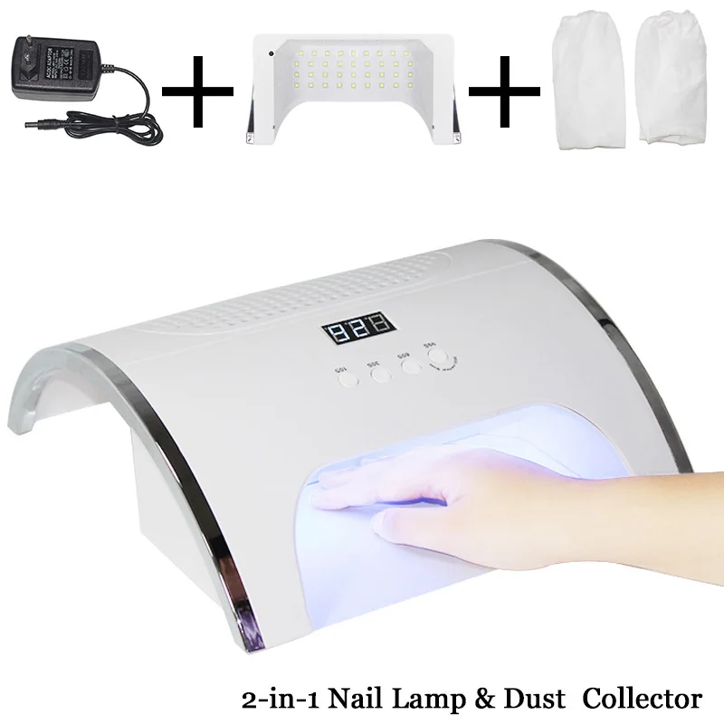72W LED 2 In 1 UV LED Nail Lamp Infrared induction 10/30/60/99s with Nail Duct Suction 2 Fan Vacuum Cleaner For Manicure Tool
72W LED 2 In 1 UV LED Nail Lamp Infrared induction 10/30/60/99s with Nail Duct Suction 2 Fan Vacuum Cleaner For Manicure Tool