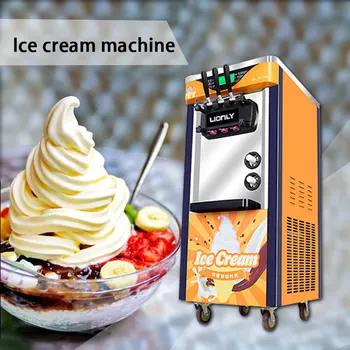 2100W Commercial large capacity ice cream machine Vertical dessert sundae cone machine Automatic intelligent ice cream machine
2100W Commercial large capacity ice cream machine Vertical dessert sundae cone machine Automatic intelligent ice cream machine