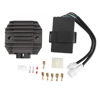 CDI Igniter Box 6-Pin Voltage Regulator Rectifier Kit 21066-1055 21119-1302 Fit for Kawasaki KLF300 1988 1989 1990 1991 ABS
CDI Igniter Box 6-Pin Voltage Regulator Rectifier Kit 21066-1055 21119-1302 Fit for Kawasaki KLF300 1988 1989 1990 1991 ABS