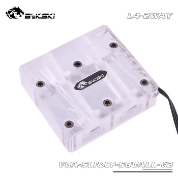 Bykski graphics card block connect bridge,Double GPU Block connecting SLI Fittings,acrylic ,VGA-SLI&CF-SQUALL
Bykski graphics card block connect bridge,Double GPU Block connecting SLI Fittings,acrylic ,VGA-SLI&CF-SQUALL