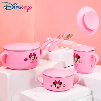 Disney Children Tableware Set Auxiliary Tableware Bowl Baby 5-piece set 7-piece Feeding Mickey Milk Cup Chopsticks Spoon Fork
Disney Children Tableware Set Auxiliary Tableware Bowl Baby 5-piece set 7-piece Feeding Mickey Milk Cup Chopsticks Spoon Fork