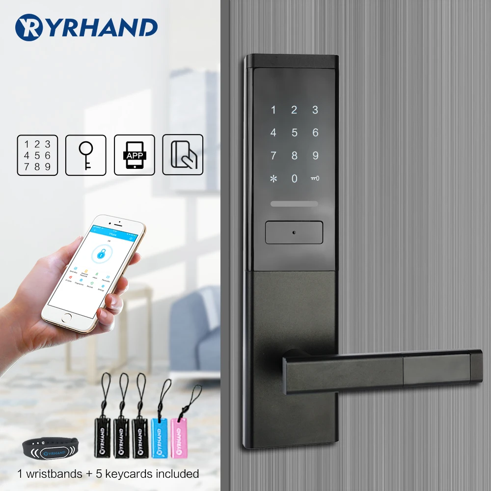 Security Electronic Door Lock, APP WIFI Smart Touch Screen Lock,Digital Code Keypad Deadbolt For Home Hotel Apartment
Security Electronic Door Lock, APP WIFI Smart Touch Screen Lock,Digital Code Keypad Deadbolt For Home Hotel Apartment
