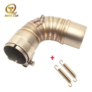 

Motorcycle Exhaust Muffler 51mm Connect Mid Tube for Honda CB1000R Exhaust Middle Link Pipe 2008 2009 2010 2011 2012 2013-2016