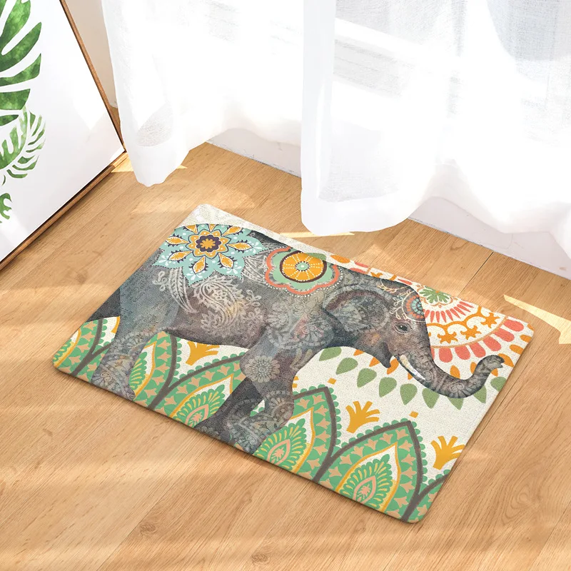Outdoor Kitchen Rugs Elephant Pattern Mats Carpest Anti-slip Floor Mat Mat Family Water Absorption Bathroom Indian Doormat
Outdoor Kitchen Rugs Elephant Pattern Mats Carpest Anti-slip Floor Mat Mat Family Water Absorption Bathroom Indian Doormat