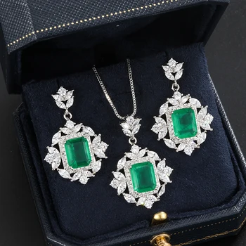 jewelry Sets Copper High Grade Beautiful Flower Large Granule AAA Cubic Zirconia Necklace Ring Earrings Wedding Party Jewelry
jewelry Sets Copper High Grade Beautiful Flower Large Granule AAA Cubic Zirconia Necklace Ring Earrings Wedding Party Jewelry