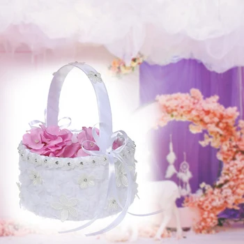 Lace Flower Girl Basket Decorative Flower Basket For Western Style Wedding Ceremony Party Supplies New
Lace Flower Girl Basket Decorative Flower Basket For Western Style Wedding Ceremony Party Supplies New