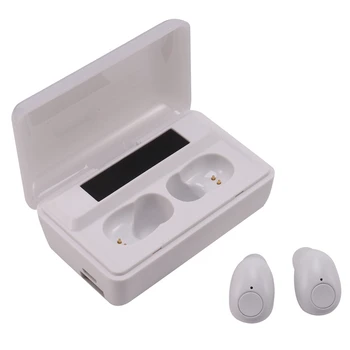 T8 TWS Wireless Sports Bluetooth Headset Binaural Stereo Noise Cancelling Headphone with LED Display Charging Box Bluetooth Head 
T8 TWS Wireless Sports Bluetooth Headset Binaural Stereo Noise Cancelling Headphone with LED Display Charging Box Bluetooth Head