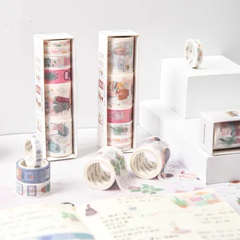 Creative Cute Solution Library Washi Tape Set Diary DIY Adhesive Masking Tape Scrapbooking Stickers Stationery Supplies 024093
Creative Cute Solution Library Washi Tape Set Diary DIY Adhesive Masking Tape Scrapbooking Stickers Stationery Supplies 024093