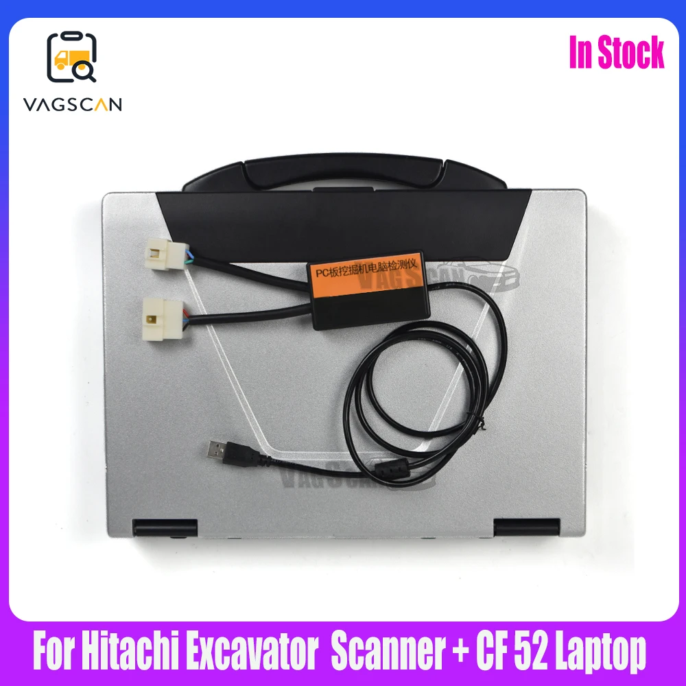 

For Hitachi Excavator Diagnostic Scanner Tool 4pin and 6pin for Dr ZX Diagnostic System CF 52/CF 53 Laptop