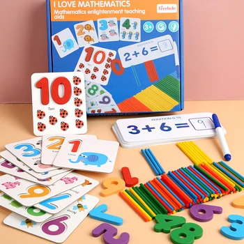 Children Cognition Mathematics Number Toys Wooden Sticks Counting Animal Funny Puzzle Montessori Educational Toys Gifts
Children Cognition Mathematics Number Toys Wooden Sticks Counting Animal Funny Puzzle Montessori Educational Toys Gifts