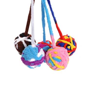 Cat Plush Round Colorful Ball Toys Interactive Pet Playing Molar Chew Toys
Cat Plush Round Colorful Ball Toys Interactive Pet Playing Molar Chew Toys