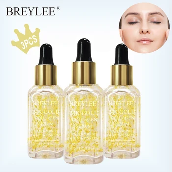 BREYLEE 24k Gold Serum Collagen Essence Anti-Aging Whitening Repairing Remove Wrinkles Face Lifting Firming Serum Care 15ml 3pcs
BREYLEE 24k Gold Serum Collagen Essence Anti-Aging Whitening Repairing Remove Wrinkles Face Lifting Firming Serum Care 15ml 3pcs