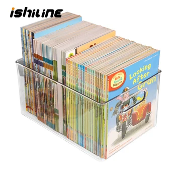 Book Storage Box Transparent Book Storage Basket Student Picture Book Storage Artifact Desktop Organize Box
Book Storage Box Transparent Book Storage Basket Student Picture Book Storage Artifact Desktop Organize Box