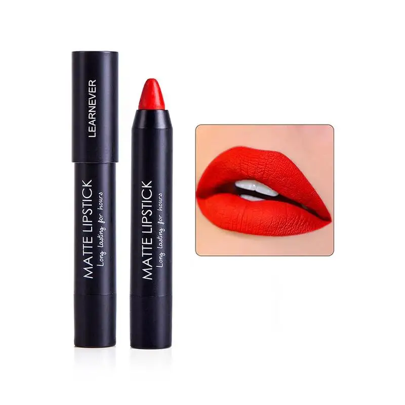 Matte Lipstick Moisturizing Sexy Long Lasting Waterproof Pencil Matte Lipstick Lip Gloss Makeup Nonstick cup
Matte Lipstick Moisturizing Sexy Long Lasting Waterproof Pencil Matte Lipstick Lip Gloss Makeup Nonstick cup