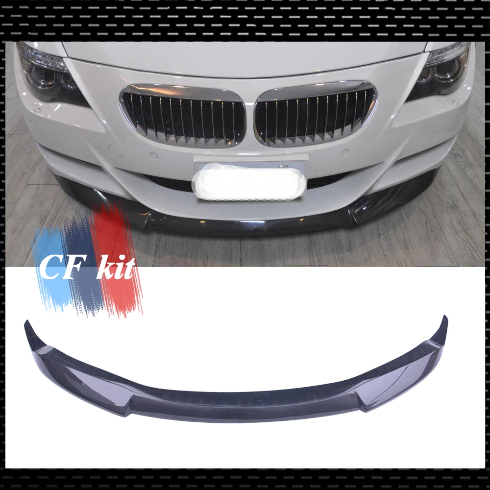 Передний бампер из углеродного волокна M6 спойлер для BMW E63 E64 комплекты передних