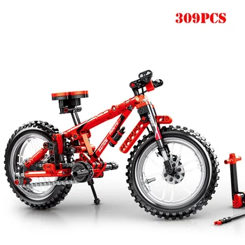 309PCS Building Blocks 2 In1 Tandem Bicycle Technic Mechanical Mountain Bike City Bricks Compatible Toys For Child
309PCS Building Blocks 2 In1 Tandem Bicycle Technic Mechanical Mountain Bike City Bricks Compatible Toys For Child