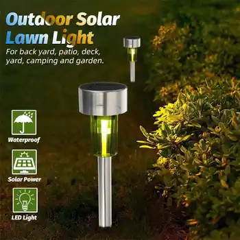 Solar Powered LED Path Light Lawn Lamps Waterproof Yard Garden Outdoor Landscape Stake Lamp Patio Night Lighting Decoration
Solar Powered LED Path Light Lawn Lamps Waterproof Yard Garden Outdoor Landscape Stake Lamp Patio Night Lighting Decoration