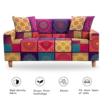 Spandex Mandala Sofa Cover Elastic Boho Polyester 1/2/3/4 Seater Couch Sofa Slipcover for Living Room Furniture Protector
Spandex Mandala Sofa Cover Elastic Boho Polyester 1/2/3/4 Seater Couch Sofa Slipcover for Living Room Furniture Protector