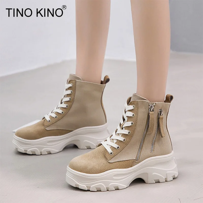 TINO KINO Women Autumn Lace Up Platform Ankle Boots Woman Casual Zip Short Boots Women's Lace Up Fashion High Heels Shoes 
TINO KINO Women Autumn Lace Up Platform Ankle Boots Woman Casual Zip Short Boots Women's Lace Up Fashion High Heels Shoes