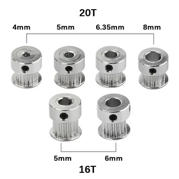 1pc GT2 Timing Pulley 16 Tooth 2GT 20 Teeth Bore 4/5/6.35/8mm Synchronous Wheels Gear Part For Width 6mm 3D Printers Parts
1pc GT2 Timing Pulley 16 Tooth 2GT 20 Teeth Bore 4/5/6.35/8mm Synchronous Wheels Gear Part For Width 6mm 3D Printers Parts