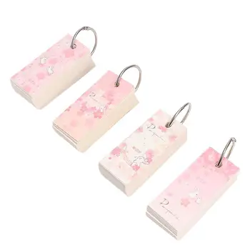 4pcs Sakura Pink Binder Note Pads Loose-Leaf Notepad Flip Flash Cards Memo Scratch Notes Pads for School Educational Supplies
4pcs Sakura Pink Binder Note Pads Loose-Leaf Notepad Flip Flash Cards Memo Scratch Notes Pads for School Educational Supplies