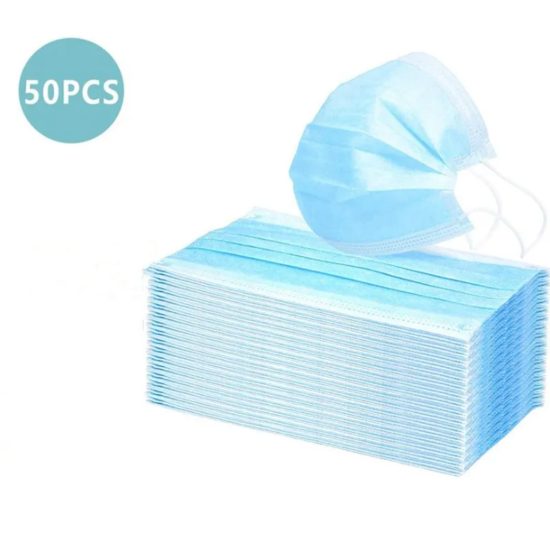 Hot Sale 50 pcs Solid Color Face Mouth Masks Non Woven Disposable Anti-Dust Surgical Medical Earloops Masks M40
Hot Sale 50 pcs Solid Color Face Mouth Masks Non Woven Disposable Anti-Dust Surgical Medical Earloops Masks M40