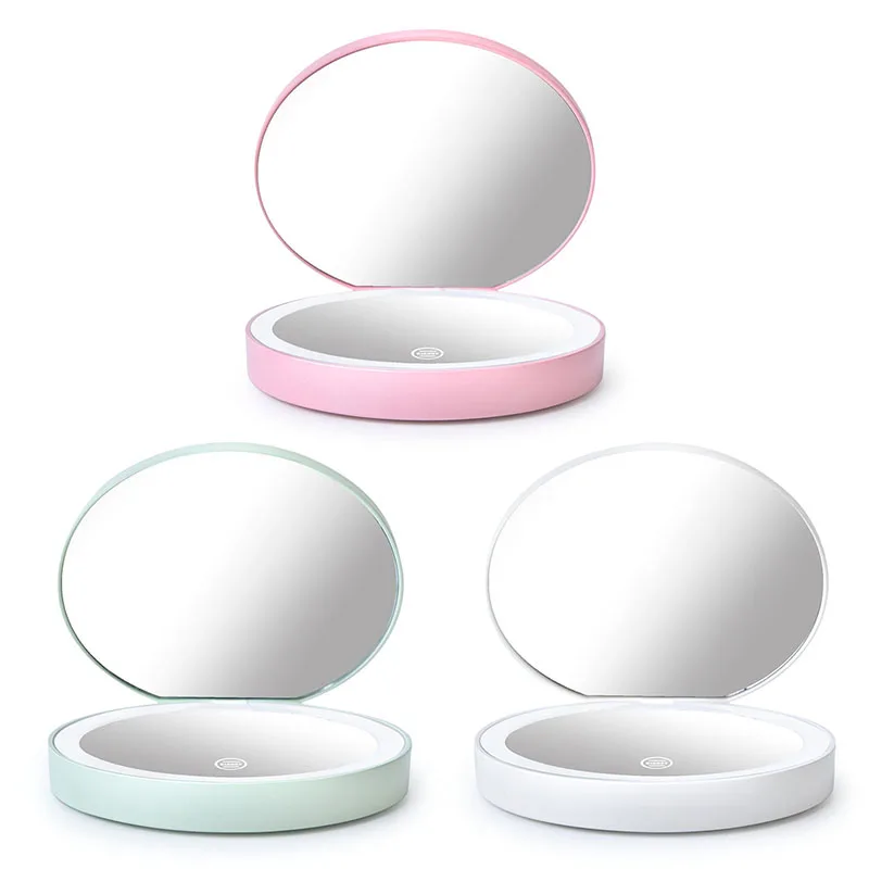 3 Colors Mini-LED Portable Double-sided Makeup Mirror with Lamp Charging Portable Makeup Folding Gift Mirror USB Power Supply
3 Colors Mini-LED Portable Double-sided Makeup Mirror with Lamp Charging Portable Makeup Folding Gift Mirror USB Power Supply