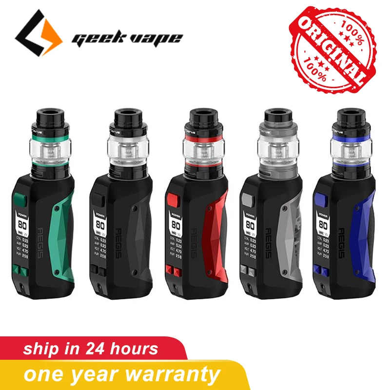 Original Geekvape Aegis Mini 80W TC Kit with Cerberus Tank 2200mAh built in battery electronic cigarettes vape Kit
Original Geekvape Aegis Mini 80W TC Kit with Cerberus Tank 2200mAh built in battery electronic cigarettes vape Kit