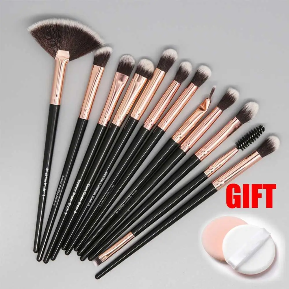12pcs Makeup Brushes Tool Set Cosmetic Powder Eye Shadow Foundation Blush Blending Beauty Make Up Brush Maquiagem
12pcs Makeup Brushes Tool Set Cosmetic Powder Eye Shadow Foundation Blush Blending Beauty Make Up Brush Maquiagem