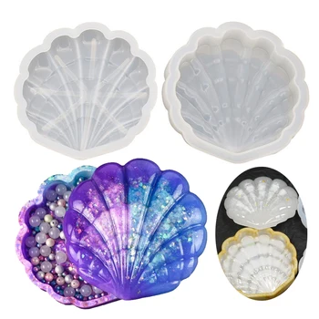DIY 3D Shell Storage Box Silicone Concrete Mold for Handmade Making Box Jewelry Container Molds Bathroom Soap Dish Mold
DIY 3D Shell Storage Box Silicone Concrete Mold for Handmade Making Box Jewelry Container Molds Bathroom Soap Dish Mold