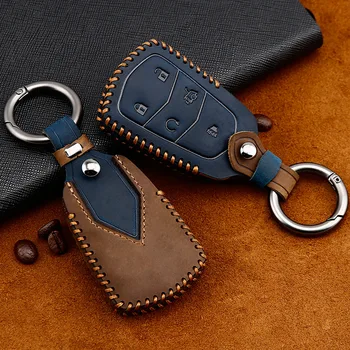 Genuine Leather Handmade Car Key Cover key Case For Cadillac CT6 ATS CTS-V CTS XTS XT5 ELR SRX Escalade
Genuine Leather Handmade Car Key Cover key Case For Cadillac CT6 ATS CTS-V CTS XTS XT5 ELR SRX Escalade