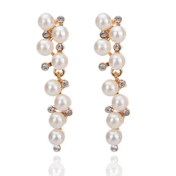 2020 Rushed Hot Sale Brincos Odd Miss Fu Please With Han Edition Set Auger Long Pearl Earrings Temperament Of Paragraph Female 
2020 Rushed Hot Sale Brincos Odd Miss Fu Please With Han Edition Set Auger Long Pearl Earrings Temperament Of Paragraph Female