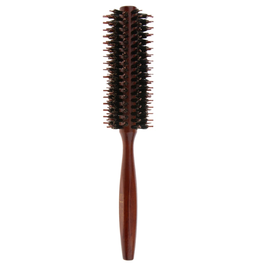 Twill/Straight Teeth Curly Hair Brush Comb Round Anti-static Wooden Bristles Twill/Straight Teeth Curly Hair Brush Comb Round Anti-static Wooden Bristles