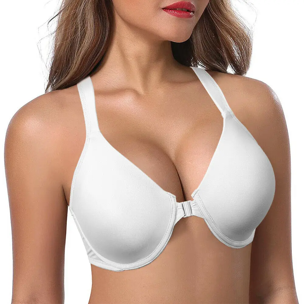 YBCG Brassiere Front Closure Strength Push Up Bra Plus Size Racerback Underwear Thin Padded Front Hook Bra For Women E F G Cup
YBCG Brassiere Front Closure Strength Push Up Bra Plus Size Racerback Underwear Thin Padded Front Hook Bra For Women E F G Cup